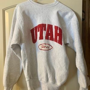 Vintage Utah Crewneck - university of Utah